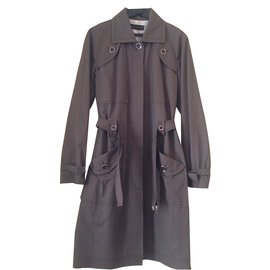 Barbara Bui Trenchcoat Taupe Baumwolle