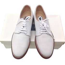 Cole Haan Bucks Ballerinas Wildleder Elfenbein