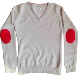 Bellerose Woll und Angora Pullover Creme