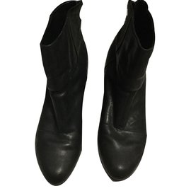 Botines Rag & Bone de piel negra Talla 39