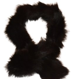 Sciarpa in pelliccia di volpe nera Pablo De Gerard Darel