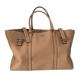 Borsa a mano Prada Vitello Daino in pelle beige