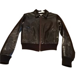 Cappotto in ecopelle marrone - Autre Marque