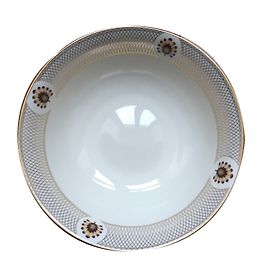 Autre Marque Lenox The Current Colin Cowie Bowl Ivory and Gold