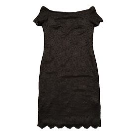Liu.Jo Kleid aus schwarzer Stretch-Spitze