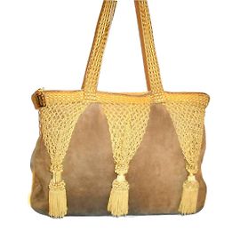 Moschino Borsa Tote in Scamosciato Beige