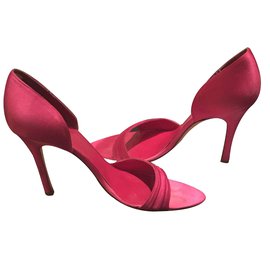 Décolleté Lk Bennett Fable in raso fucsia taglia 38