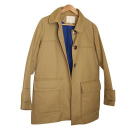 Parka Maje Sahara Beige de Algodón Talla 38