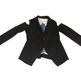 Autre Marque Chaqueta SO SOON de algodón azul marino talla 40