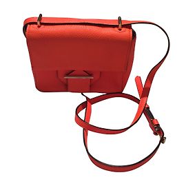 Bolsa de ombro Bandolieer Reed Krakoff em couro laranja