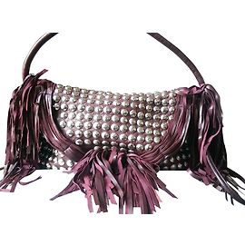 Sonia Rykiel Albert Lammledertasche Pflaume