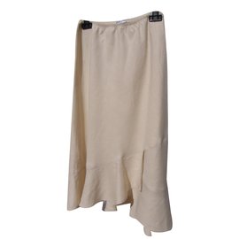 Falda de lino beige Gerard Darel