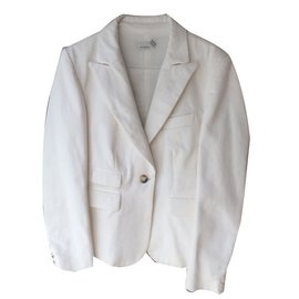 Pinko Bestickte Baumwolljacke Elfenbein