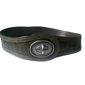 Kenzo Ledergürtel Khaki