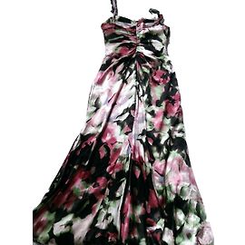 Armani Collezioni Abendkleid aus Seide mehrfarbig