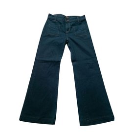 Jeans de talle alto azul Maje CATALAO
