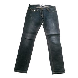 Jeans blu Elisabetta Franchi 5 tasche