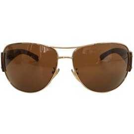 Prada Sonnenbrille Aviator Schildpatt Kunststoff