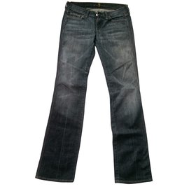Vaqueros 7 For All Mankind Azules Corte Recto