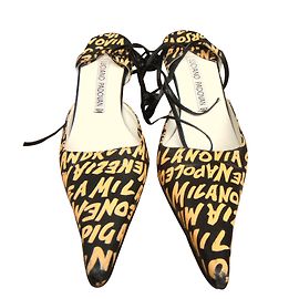 Luciano Padovan leather pumps yellow size 35