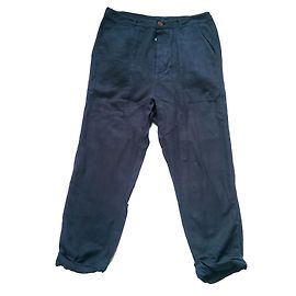 Vivienne Westwood Sarouel Hose Marineblau Baumwolle