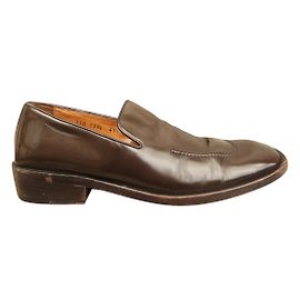 Mocassini Gucci in vernice marrone