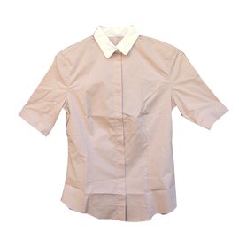 Camisa Paul Smith Black Label Rosa y Blanca de Algodón