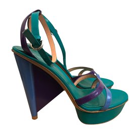 Sandali Sergio Rossi in pelle multicolore 36IT
