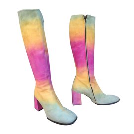 Botas Free Lance de ante multicolor talla 37