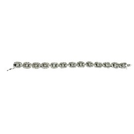 Autre Marque Bracciale vintage con diamanti in 18K oro bianco(originariamente in 18K oro giallo, riplaccato in oro bianco 1995, non marchiato).