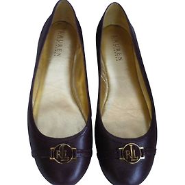 Ballerine Ralph Lauren in pelle marrone