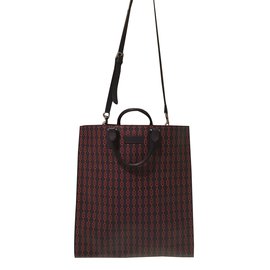 Borsa Tote Gucci in Pelle Blu Marina