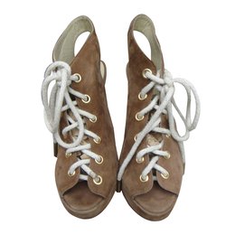 Sandali Opening Ceremony in pelle di cervo beige 40