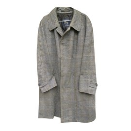 Cappotto Burberry in lana grigio XXL