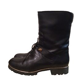 Botas Sergio Rossi de piel negra