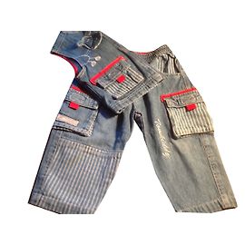 Autre Marque Ensemble 2 Pièces en Jean Bleu Garçon 18 Mois