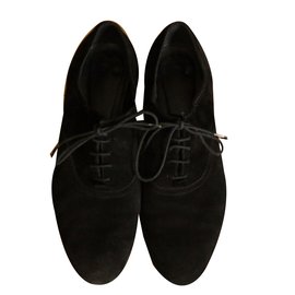 Richelieu Philippe Papadopoulos camoscio nero 38 - Autre Marque