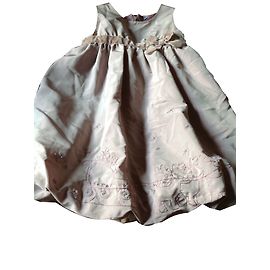 Autre Marque Rosa besticktes Partykleid 2 Jahre