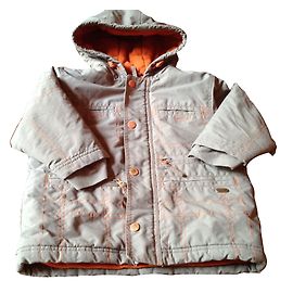 Autre Marque Veste imperméable en polaire avec capuche kaki garçon