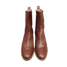 Botines Robert Clergerie de piel marrón