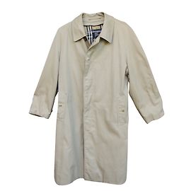 Burberry Regenmantel aus Gabardine Beige