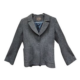 Isabel Marant Harris Tweed Jacke Grau
