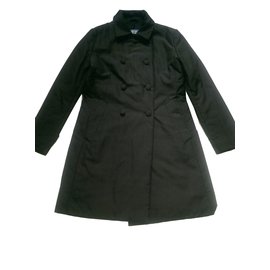 Cappotto Prada in seta grigio