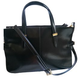 Borsa a mano Hilly in pelle nera - Autre Marque