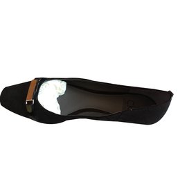 Calvin Klein Sapatilhas de pele preta Tamanho 38