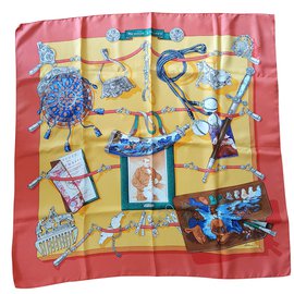 Foulard Hermès Mémoire in seta 90x90 cm