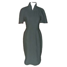 Fendi Kleid aus Wolle Grau