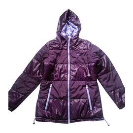Adidas Jacke Lila Polyester Größe 40