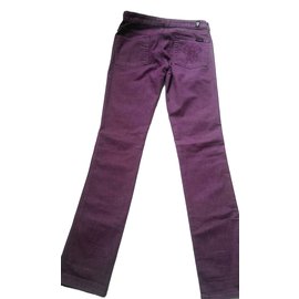 Vaqueros de corte recto Emilio Pucci morados