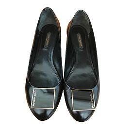 Louis Vuitton Tres Pretty Ballerinas aus Leder Schwarz